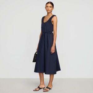 Modern Citizen Midori Organic Cotton U-Neck Dress Size MDark Navy / M